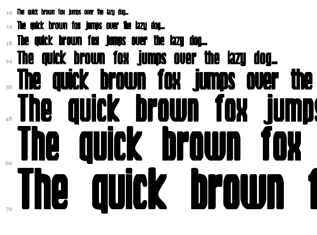 Vanilla Boys font waterfall